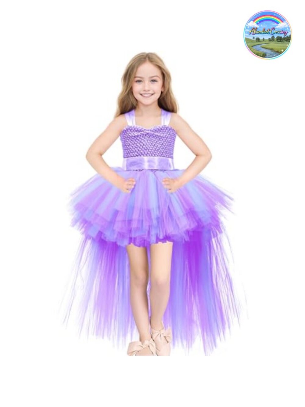 Girls Tulle Tutu Dress Fairy Princess Birthday Party Outfit